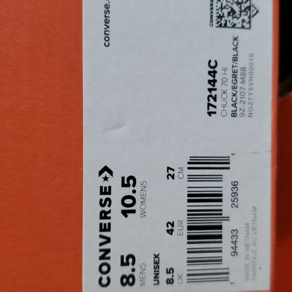 Converse chuck 70Hi Unisex/ 172144C - Picture 9 of 10